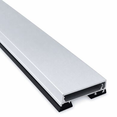 Perfil Aluminio Base y Tapa EPDM 3,02Mts Mate