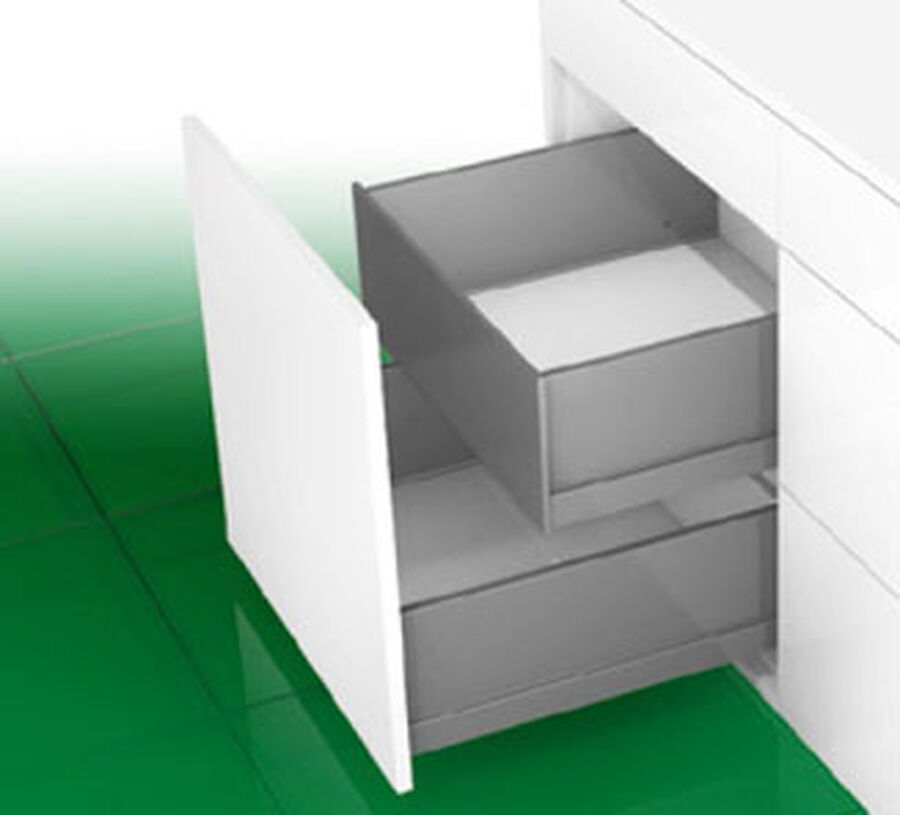 Cajón Novapro Scala Interior 50cm Alto Cierre Suave Grafito image number null