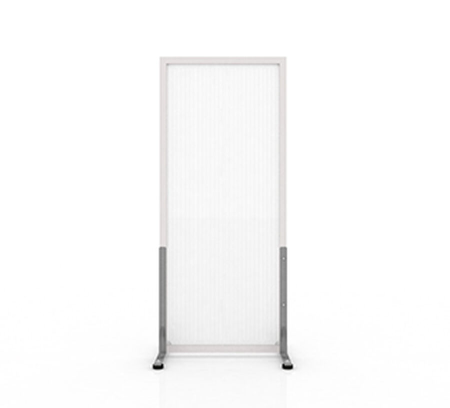 Biombo Premium 0,7x2,0mts Con Topes y Marco Transparente image number null