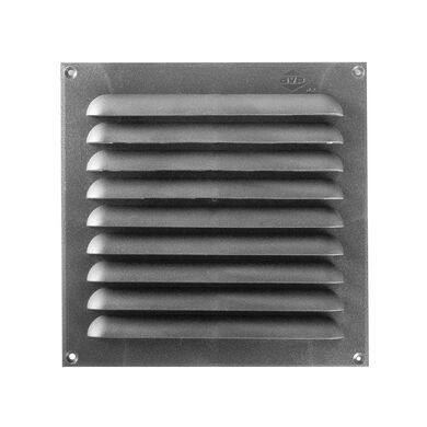 Celosía Ventilación Plana 20x20 cm Aluminio 10 un