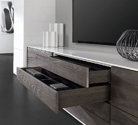 Corredera Telesc&oacute;pica Oculta 50cm Cierre Suave Par image number null