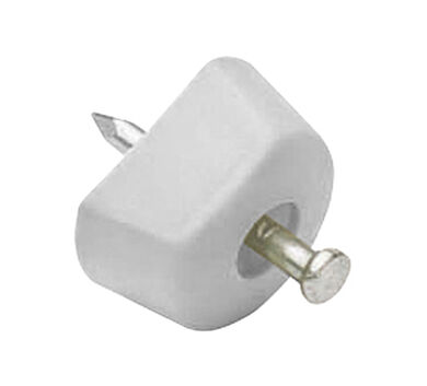 Soporte Repisa Clavo 5mm Blanco 50 un