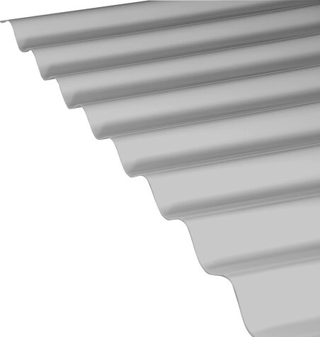 Policarbonato Ondulado 0,5mm Gris Met&aacute;lico 0,81x3,0mts image number null