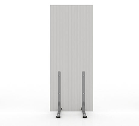 Biombo Premium 0,7x2,0mts Con Topes Gris image number null