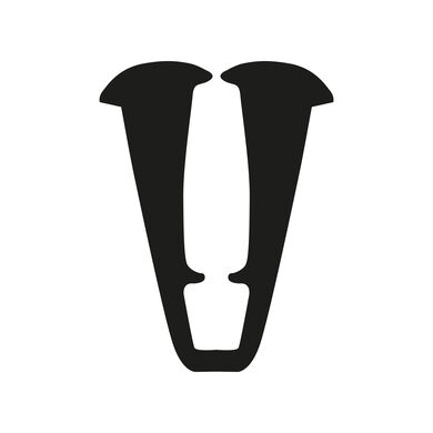 Burlete U 1003 Negro 100mts