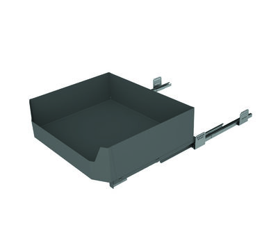 Cajón Despensa Proline 495x450x210mm 30kg Cierre Suave Gris