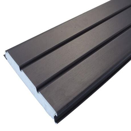Thermosiding PVC 0,27X3Mts Antracita 10 Un image number null