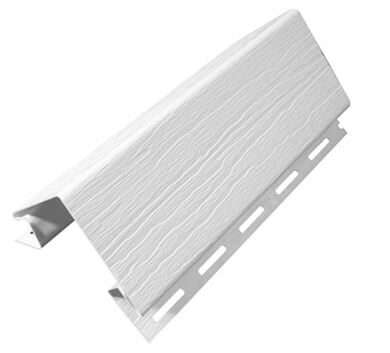 Esquinero Exterior Siding PVC 80mm Blanco 3mts