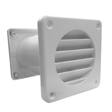 Celosía Ventilación Regulable 4" Chicago Blanco