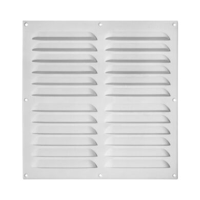 Celosía Ventilación Plana 30x30 cm Blanco