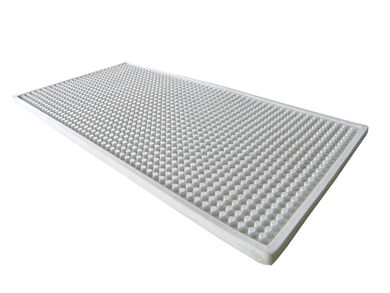 Barmat de PVC 61x29cm Antideslizante Blanco