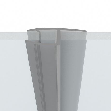 Burlete Shower Door 8mm Aleta Lateral Flex Transparente 2,2mts image number null