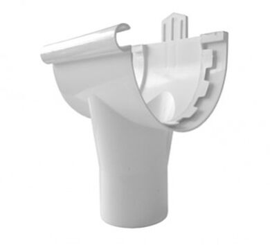 Tee para Canaleta Agua Lluvia 110mm Blanco