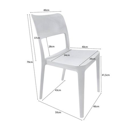 Silla Minimal Gris image number null