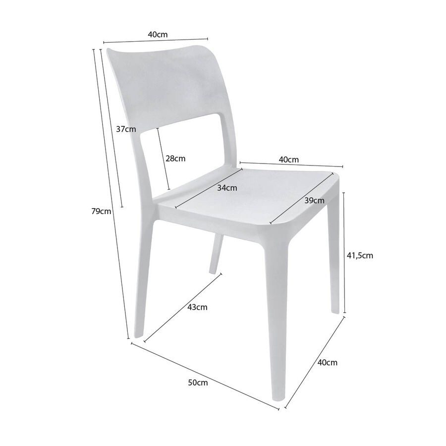 Silla Minimal Gris image number null