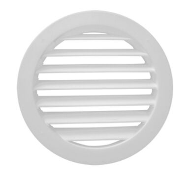 Celosía Ventilación Circular 10x10cm Blanco 50 un