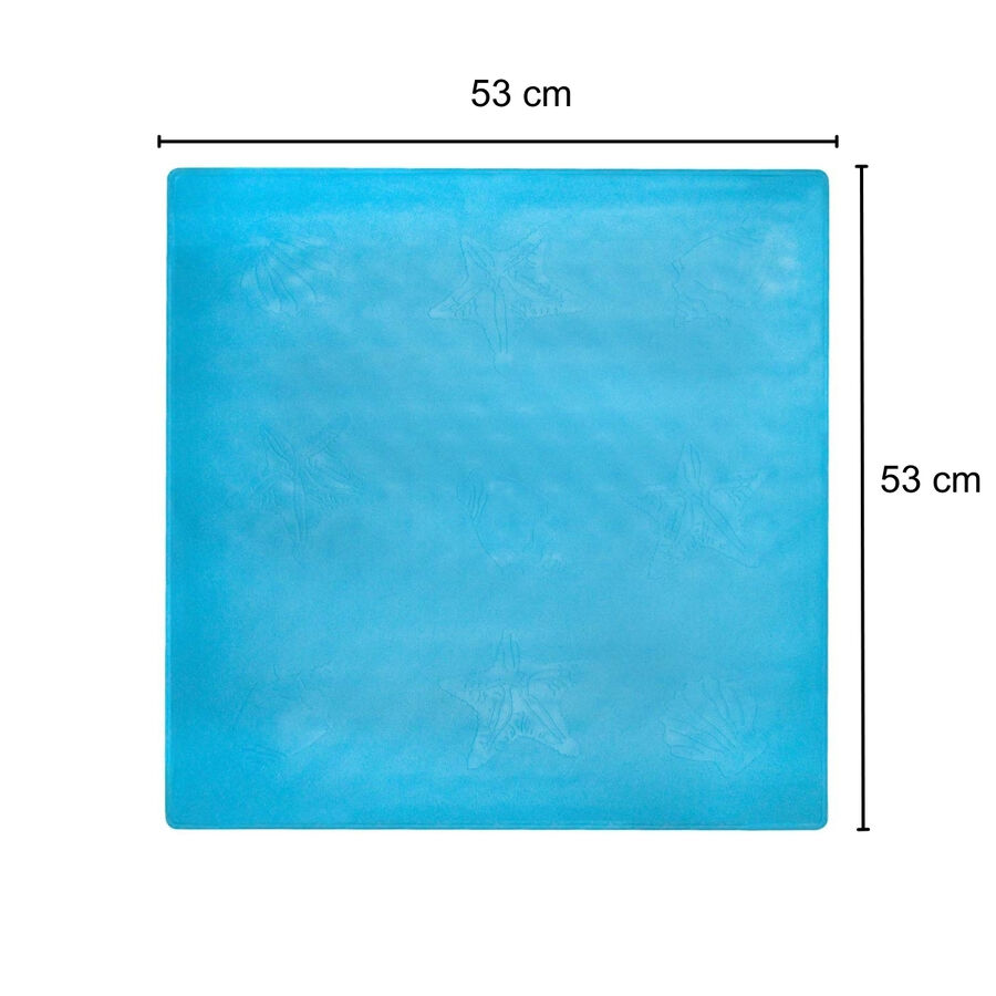 Piso Antideslizante de Baño Microcontrol 53x53cm Azul image number null