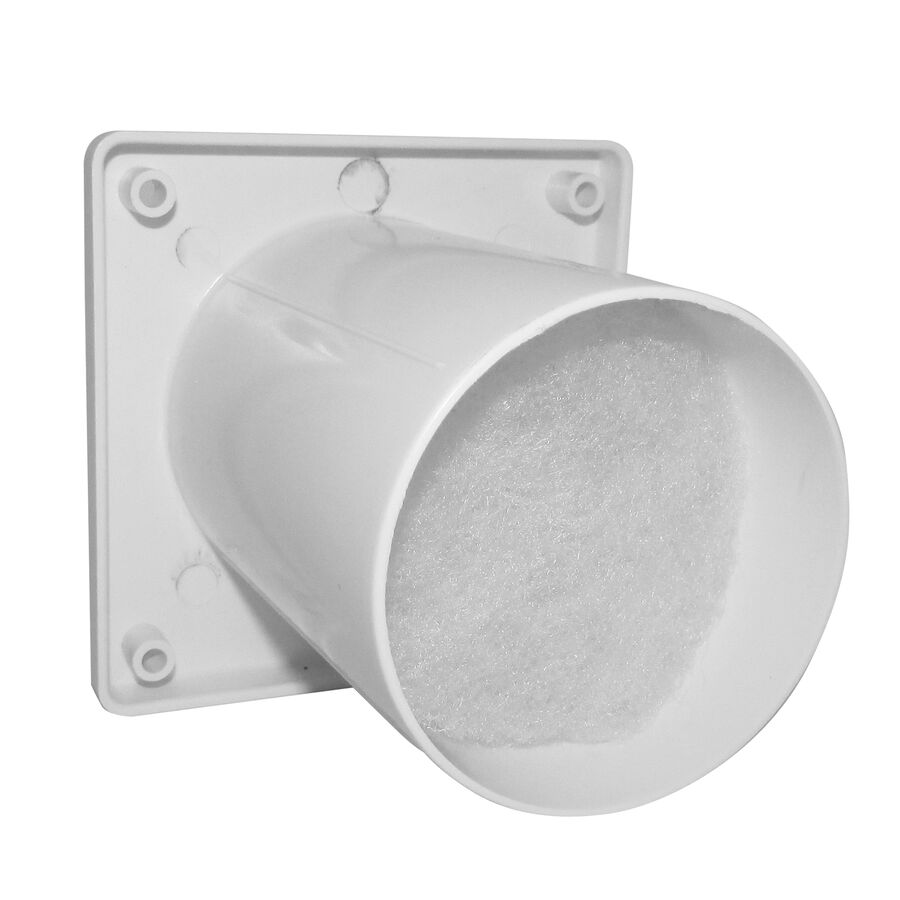 Celosía Ventilación Regulable 4" con Filtro Chicago Blanco image number null