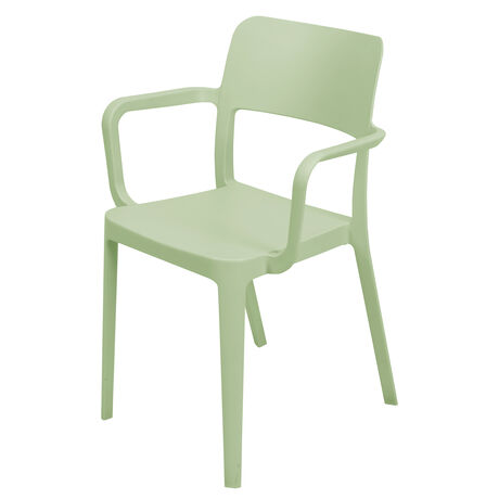Silla Minimal con Apoya Brazos Verde Salvia image number null