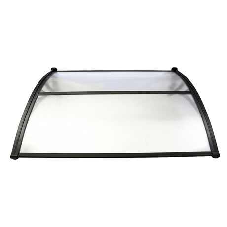 Alero Ultra Policarbonato Curvo Transparente 1,0x1,2mts image number null