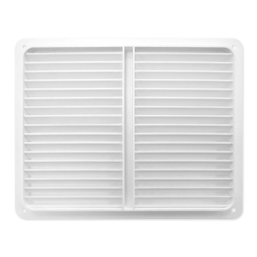 Celosía Ventilación 20x25cm c/Pestaña Blanco image number null