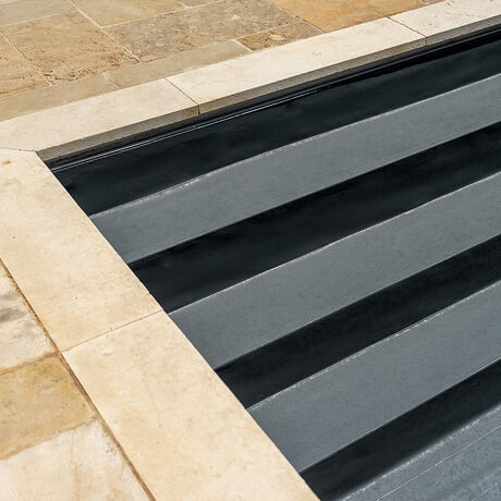 MEMBRANA PVC AQUAPLAN 1,65X25M 3D GRIS CLARO image number null