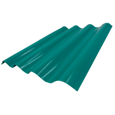 Policarbonato Polionda No Traslucido 0,7mm Verde Mate 0,81x2,5m