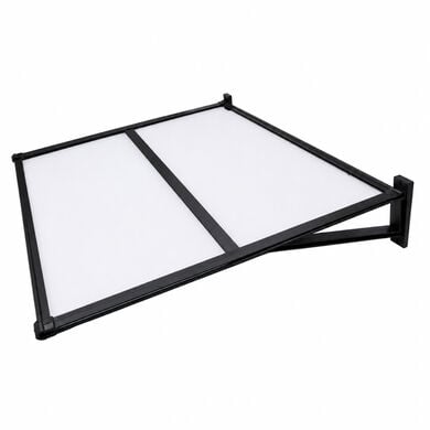 Alero Ultra Policarbonato Compacto Recto Opal 1,0x1,2mts