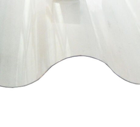 Policarbonato Ondulado 0,7mm Transparente 0,81x2,0mts image number null