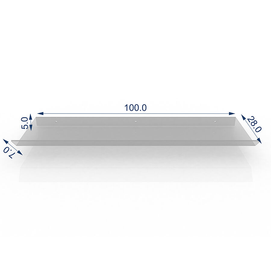 Deflector Viento De Aire Acondicionado 28cm x 1Mt image number null