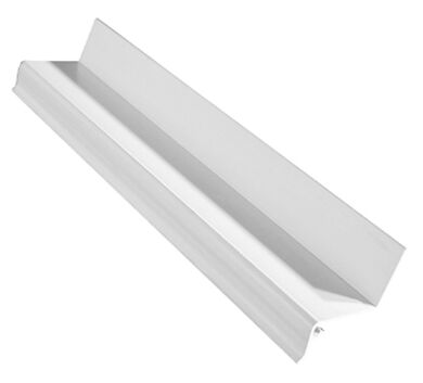 Perfil Corta Gotera Siding PVC Blanco 3,8mts