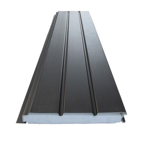 Thermosiding PVC 0,27X3Mts Antracita 10 Un image number null