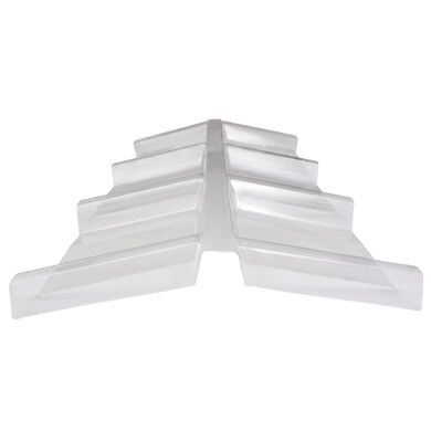 Cumbrera Policarbonato DV4 24x24x81cm Transparente 7mm