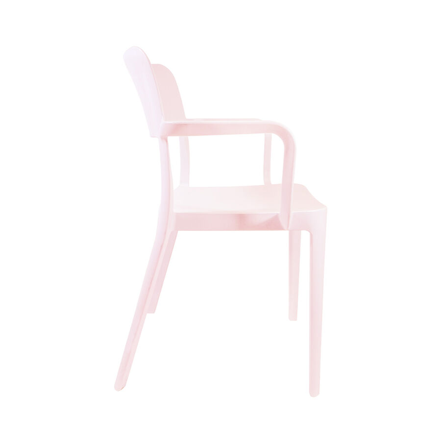 Silla Minimal con Apoya Brazos Rosa image number null