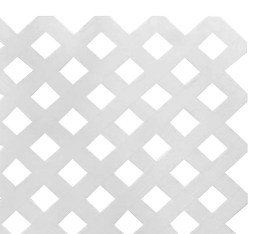 Enrejado Treillage 1,2x2,4mts Rombo 3,2cms Blanco image number null