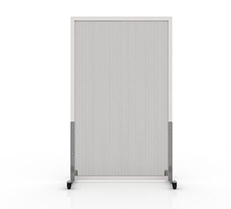 Biombo Premium 1,05x2,0mts Con Ruedas y Marco Gris image number null
