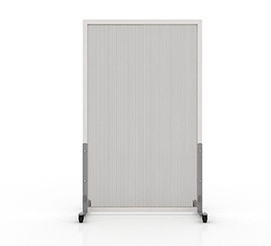 Biombo Premium 1,05x2,0mts Con Ruedas y Marco Gris image number null