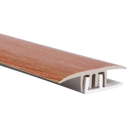 Cubrejunta Plana Rígida Pro 40x8mm 1mts Cerezo 1un image number null