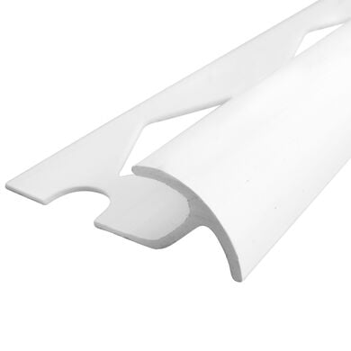 Esquinero Encuentro para Cerámica 12mm Blanco 2,5mts 25 un
