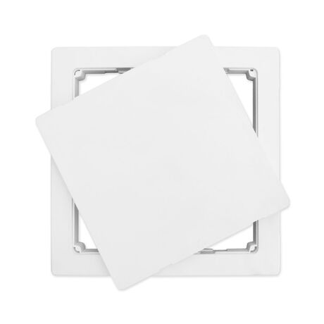 Celosía Ventilación Ciega 30x30cm Nova Clip Blanco image number null