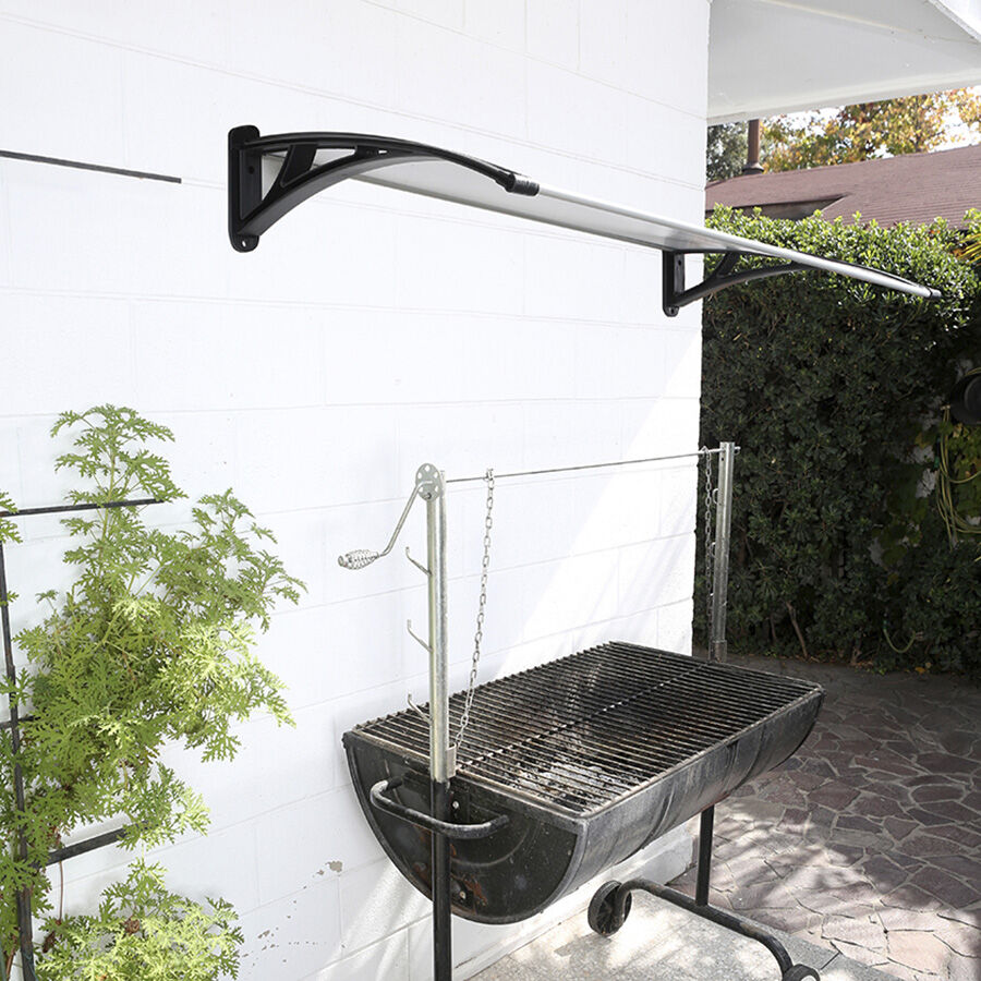 Alero Policarbonato Curvo Treillage Negro 1,0x1,2mts image number null
