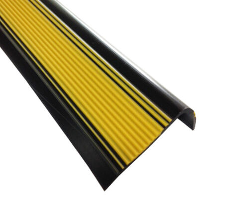 Nariz de Grada Escalera 50x25mm Negro/Amarillo 3mts image number null