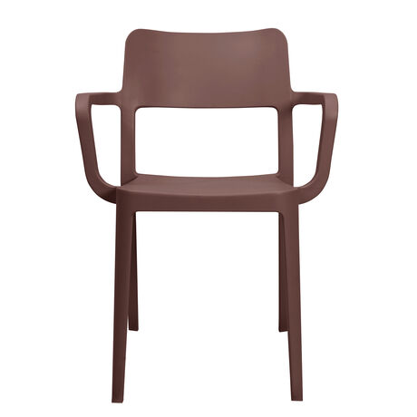 Silla Minimal con Apoya Brazos Terracota image number null