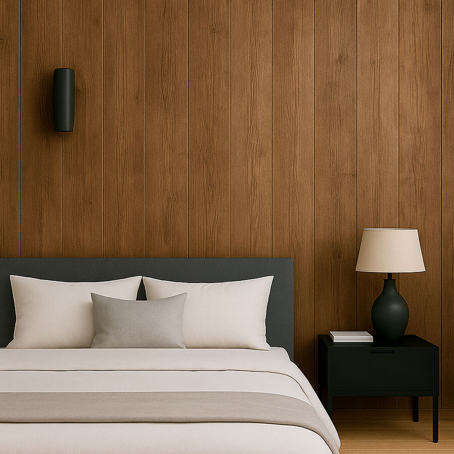 Panel Imagina 10mm Madera Rústica Gris20x250cms  10un image number null