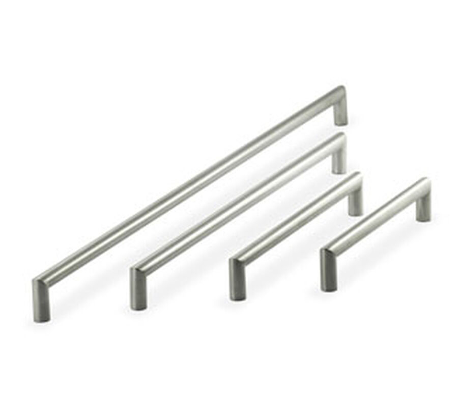 Tirador Metálico Tubo 192x12mm con Tornilos Aluminio 25 un image number null