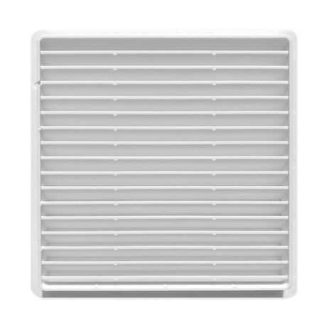 Celosía Ventilación c/Pestaña 17x17cm Blanco image number null
