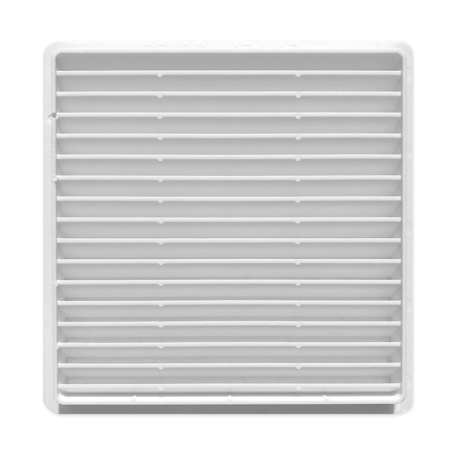 Celosía Ventilación c/Pestaña 17x17cm Blanco image number null