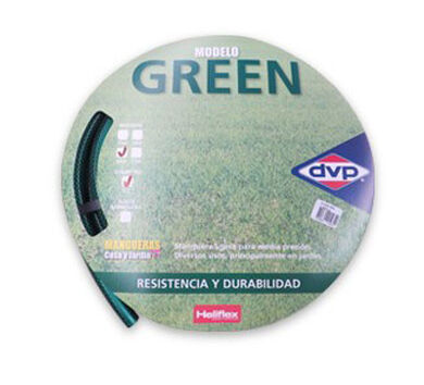 Manguera de Riego 3/4" Malla Verde Oscuro 50mts