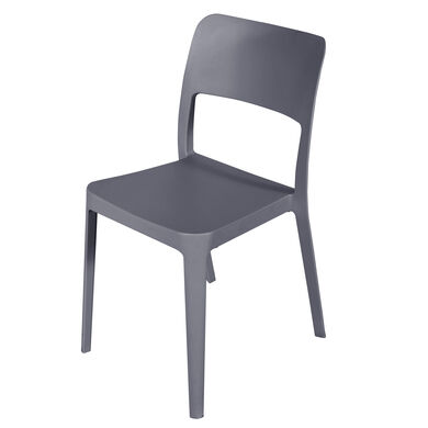 Silla Minimal Gris Antracita