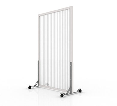 Biombo Premium 1,05x2,0mts Con Ruedas y Marco Opal